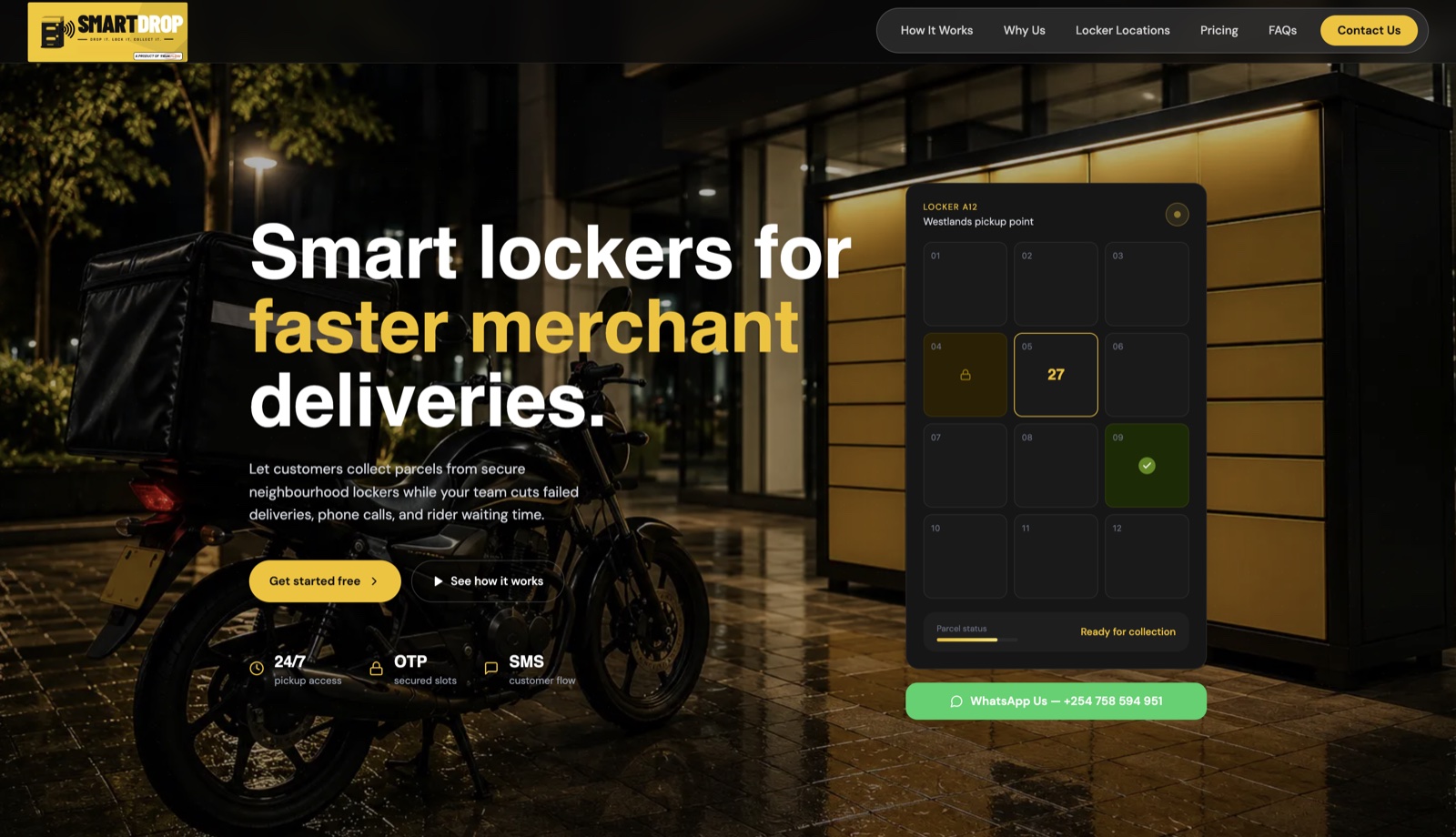SmartDrop smart locker pickup point